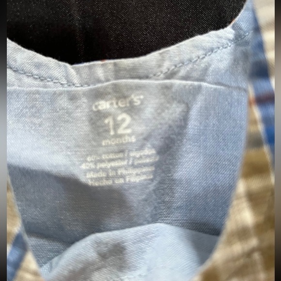 Carters Boys Romper 2 piece set Sz. 12 months - Picture 9 of 12